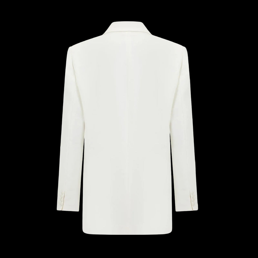 Back of the Blazer in Off White 