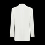 Back of the Blazer in Off White 
