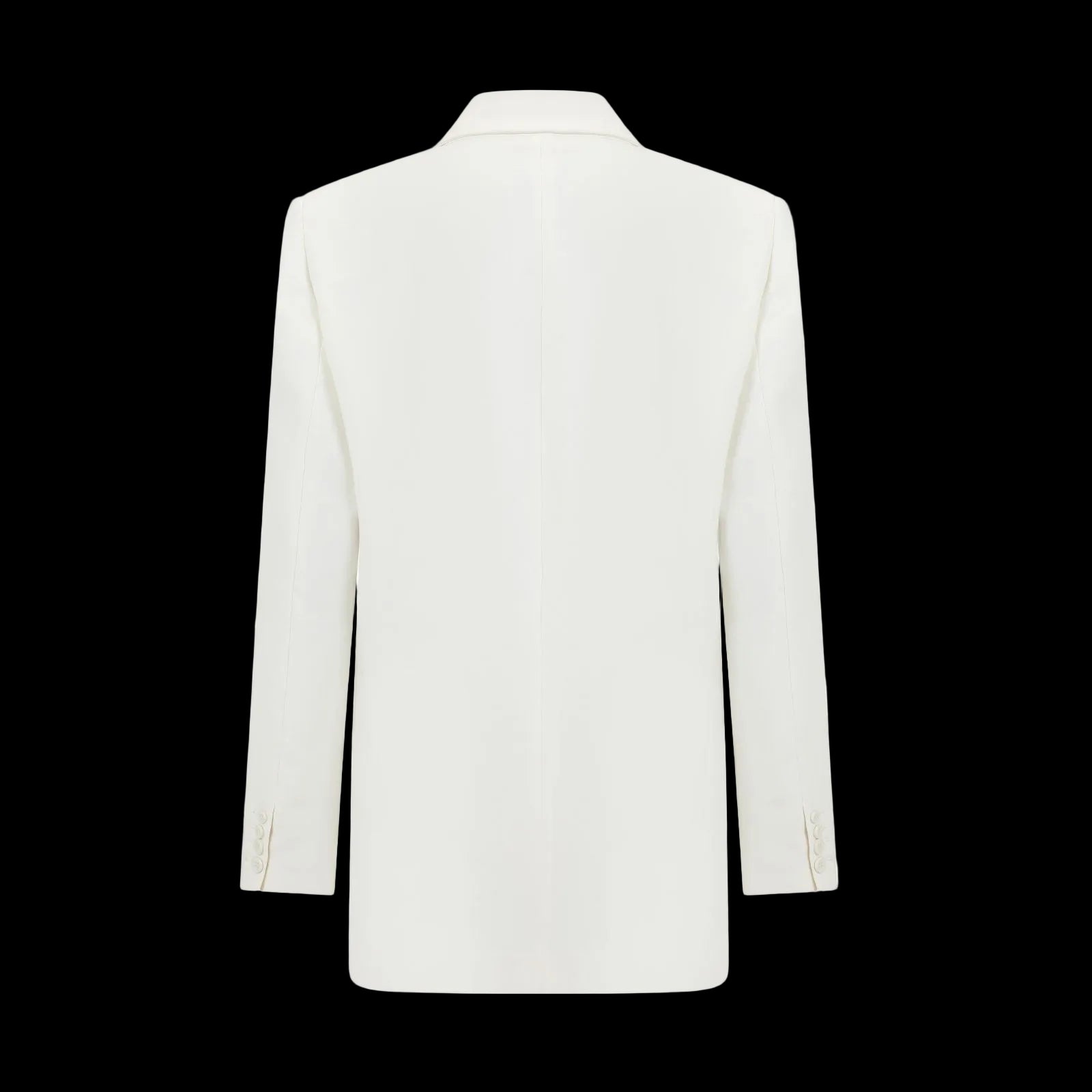 Back of the Blazer in Off White 