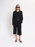 PLEATED BERMUDA