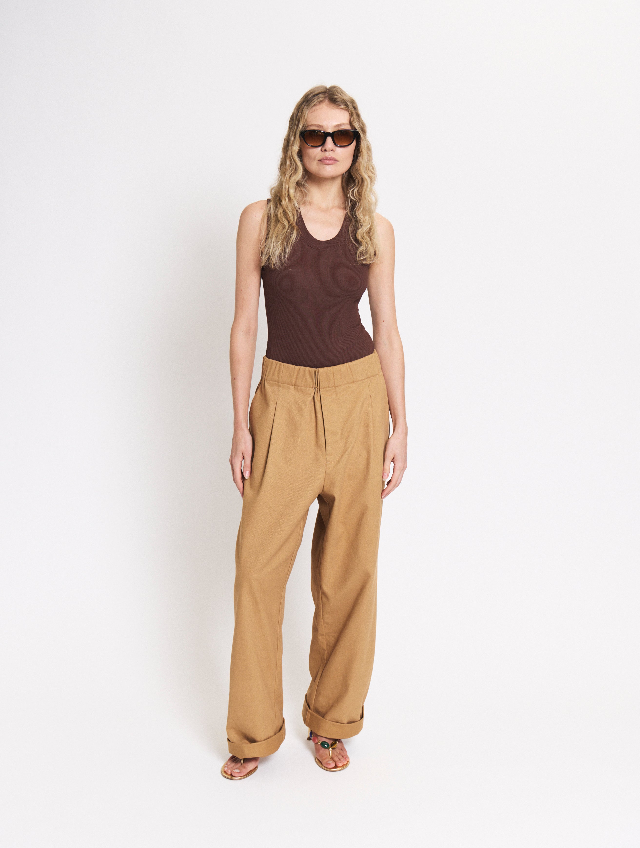 TANK TOP BODY BROWN