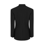 Back of the Tailored blazer in black 