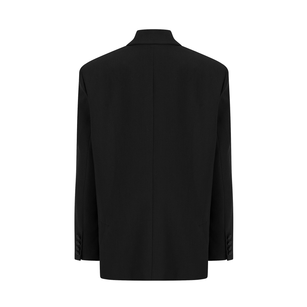Back of the Smoking blazer in black