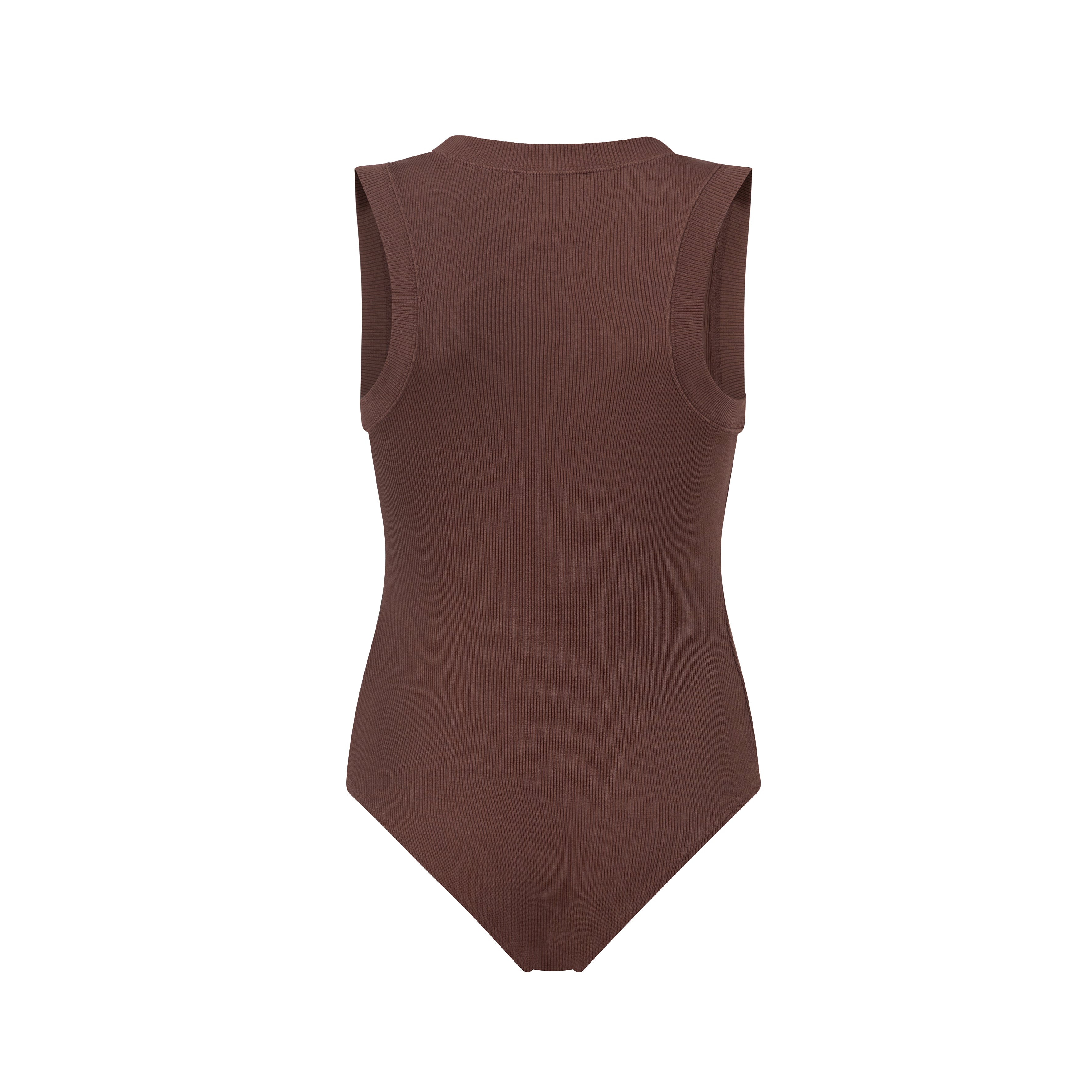 Back of the Tanktop body in brown